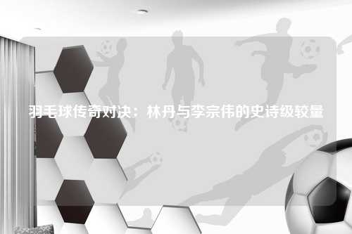 羽毛球传奇对决：林丹与李宗伟的史诗级较量