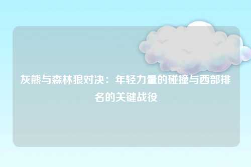 灰熊与森林狼对决：年轻力量的碰撞与西部排名的关键战役