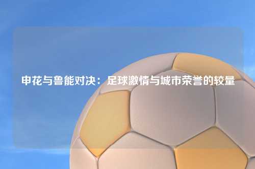 申花与鲁能对决：足球激情与城市荣誉的较量